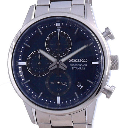 Seiko Discover More Titanium Chronograph Quartz SSB387 SSB387P1 SSB387P 100M Herreur