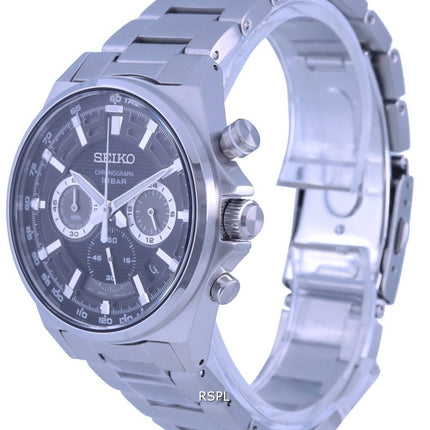 Seiko Neo Sports Chronograph Black Dial Quartz SSB397 SSB397P1 SSB397P 100M herreur