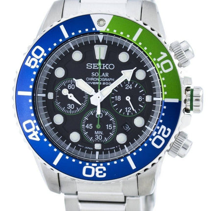 Seiko Solar Chronograph dykkerens 200M SSC239 SSC239P1 SSC239P Herreur