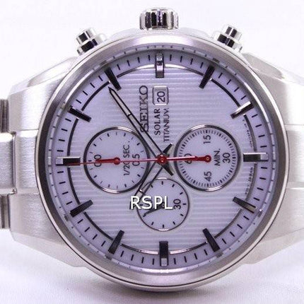 Seiko Solar Titanium Chronograph SSC363 SSC363P1 SSC363P Herreur