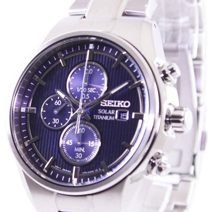 Seiko Solar Titanium Chronograph SSC365 SSC365P1 SSC365P Herreur