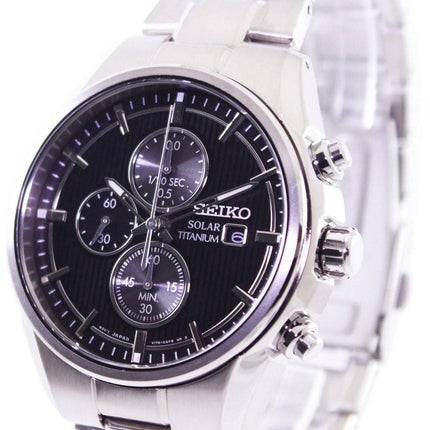 Seiko Solar Titanium Chronograph SSC367 SSC367P1 SSC367P Herreur