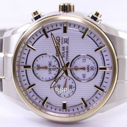 Seiko Solar Titanium Chronograph SSC368 SSC368P1 SSC368P Herreur