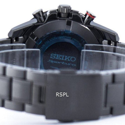 Seiko Sportura evig sol multifunktions SSC427 SSC427P1 SSC427P Herreur