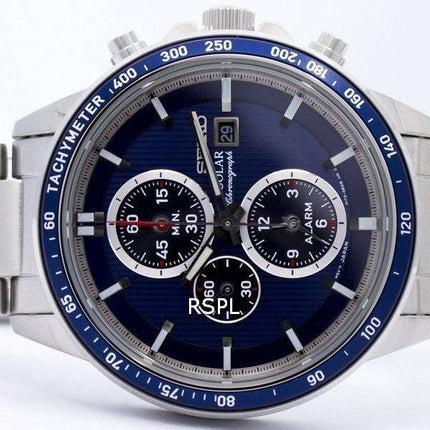 Seiko Solar Chronograph Alarm SSC431 SSC431P1 SSC431P Herreur
