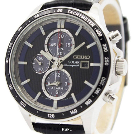 Seiko Solar Chronograph Alarm SSC437P1 SSC437P Herreur