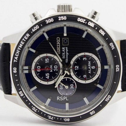 Seiko Solar Chronograph Alarm SSC437P1 SSC437P Herreur