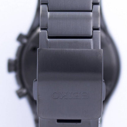Seiko Sportura verden tid Solar Chronograph SSC481 SSC481P1 SSC481P Herreur