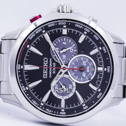 Seiko Solar Chronograph Tachymeter SSC493 SSC493P1 SSC493P Herreur