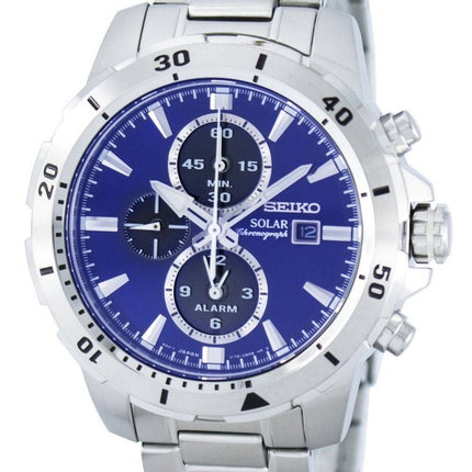 Seiko Solar Chronograph Alarm SSC555 SSC555P1 SSC555P Herreur