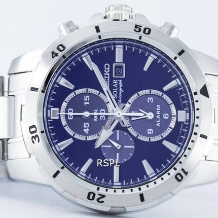 Seiko Solar Chronograph Alarm SSC555 SSC555P1 SSC555P Herreur