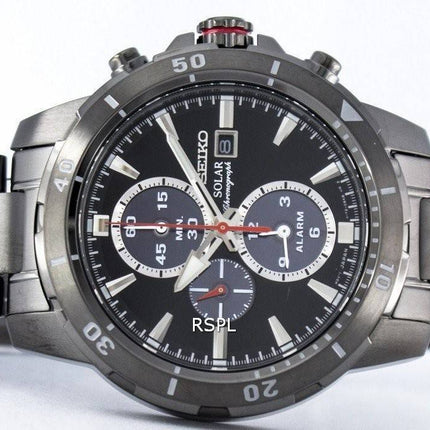 Seiko Solar Chronograph Alarm SSC559 SSC559P1 SSC559P Herreur