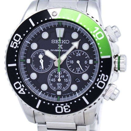 Renoveret Seiko Prospex Diver's Solar Chronograph 200M SSC615 SSC615P1 SSC615P Herreur
