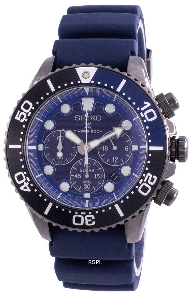 Seiko Prospex Save The Ocean Diver',s SSC701 SSC701P1 SSC701P Quartz Chronograph Special Edition 200M Herreur