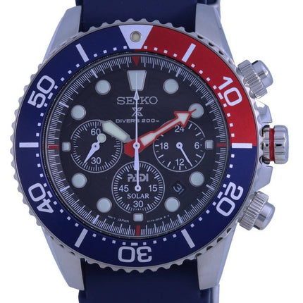 Seiko Prospex Padi Special Edition Chronograph Solar Diver&#39,s SSC785 SSC785P1 SSC785P 200M Herreur