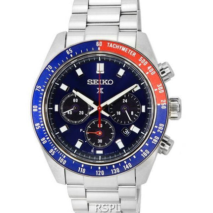 Seiko Prospex Speedtimer Go Large Solar Chronograph Blue Dial SSC913 SSC913P1 SSC913P 100M herreur