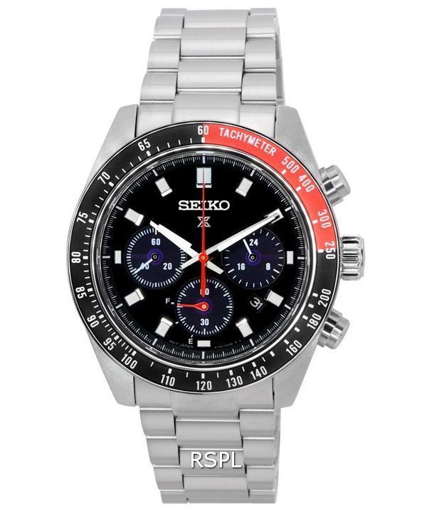 Seiko Prospex Speedtimer Go Large Solar Chronograph Black Dial SSC915 SSC915P1 SSC915P 100M herreur