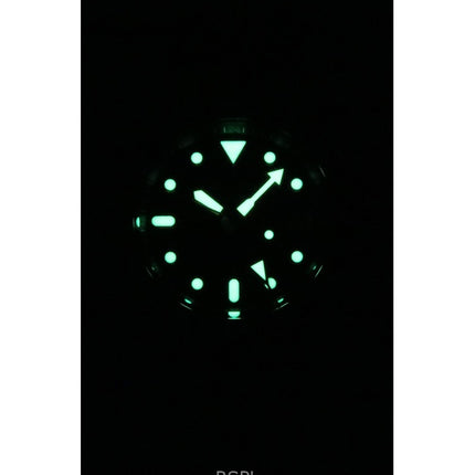 Seiko 5 Sports SKX GMT Læderrem Brun Urskive Automatisk SSK036K1 100M herreur