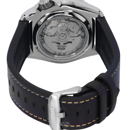 Seiko 5 Sports SKX GMT Læderrem Brun Urskive Automatisk SSK036K1 100M herreur