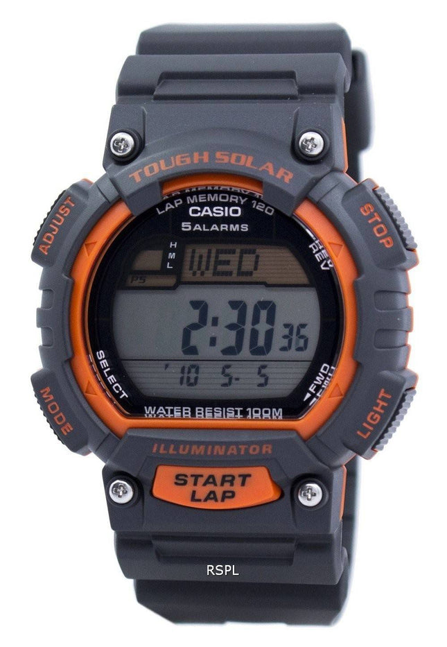 Casio hård sol Illuminator Lap hukommelse Alarm digitale STL-S100H-4AV Herreur