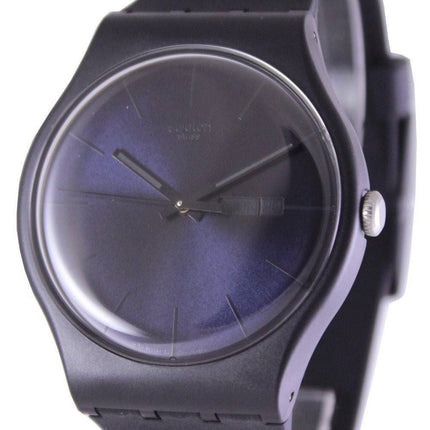 Swatch originaler sort Rebel schweizisk Quartz SUOB702 Unisex ur