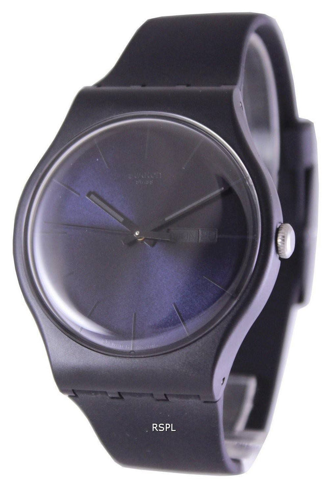 Swatch originaler sort Rebel schweizisk Quartz SUOB702 Unisex ur