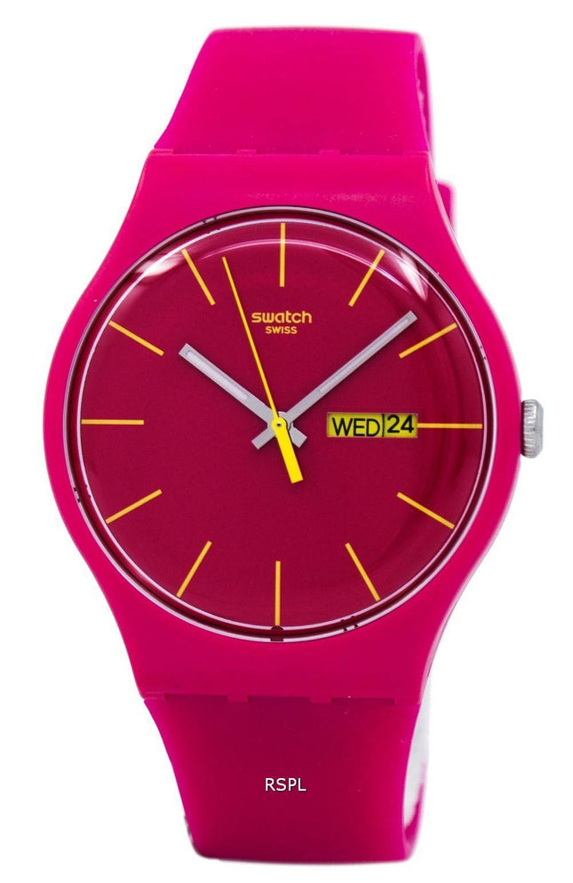 Swatch originaler braendt Rebel kvarts SUOR704 Unisex ur