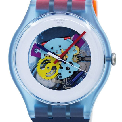 Swatch originaler farve min lakeret kvarts SUOS101 Unisex ur
