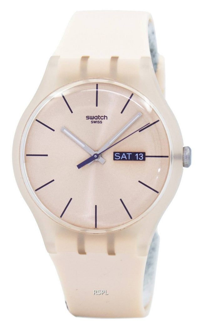 Swatch originaler Rose Rebel kvarts SUOT700 Unisex ur