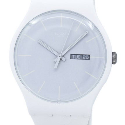 Swatch originaler hvid Rebel kvarts SUOW701 Unisex ur