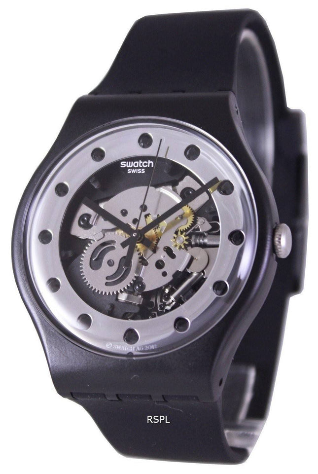 Swatch originaler sølv Glam schweizisk Quartz SUOZ147 Unisex ur
