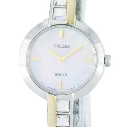 Seiko Solar Swarovski krystaller SUP192 SUP192P1 SUP192P kvinders Watch
