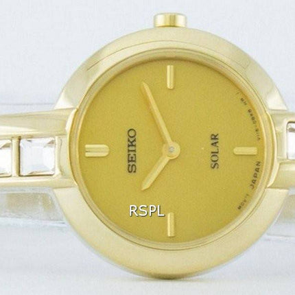 Seiko Solar Swarovski krystaller SUP194 SUP194P1 SUP194P kvinders Watch