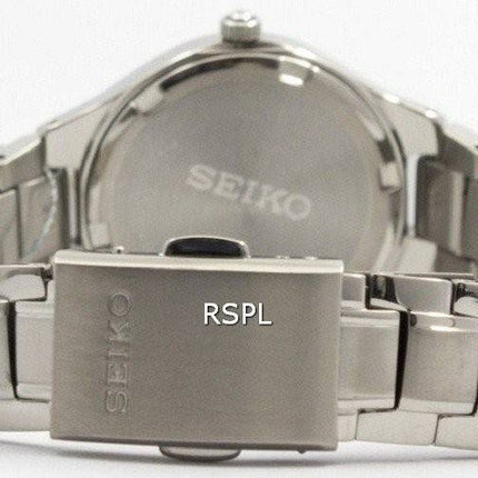 Seiko Solar Titanium White Dial SUP277P1 SUP277P kvinders ur