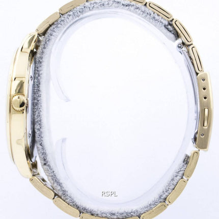Seiko Quartz guld Tone 100M SUR054 SUR054P1 SUR054P Herreur