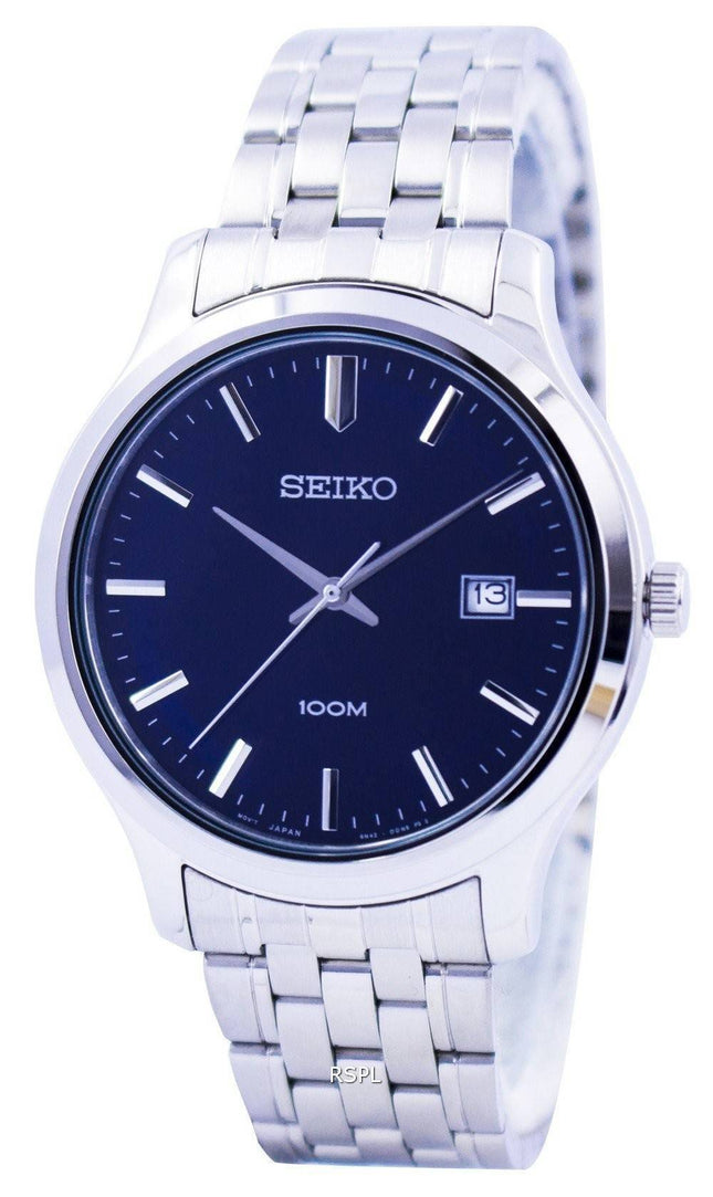 Seiko Neo klassiske Quartz SUR143 SUR143P1 SUR143P Herreur