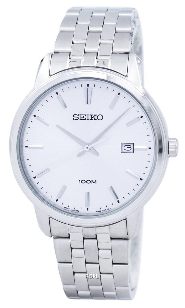 Seiko Neo klassiske Quartz SUR257 SUR257P1 SUR257P Herreur