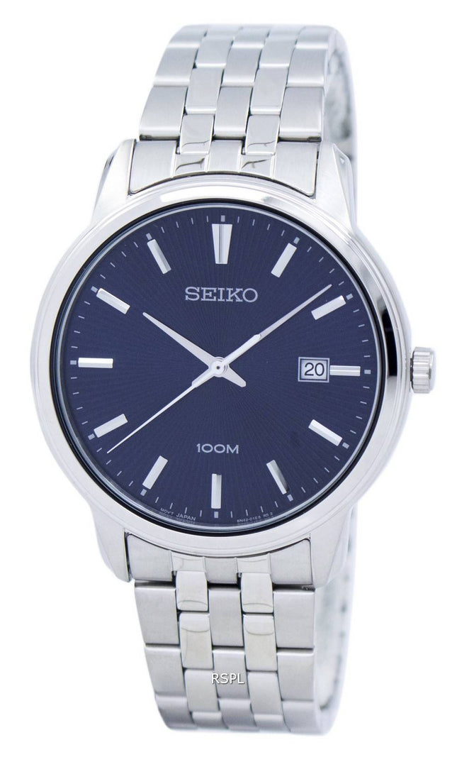 Seiko Neo klassiske Quartz SUR259 SUR259P1 SUR259P Herreur