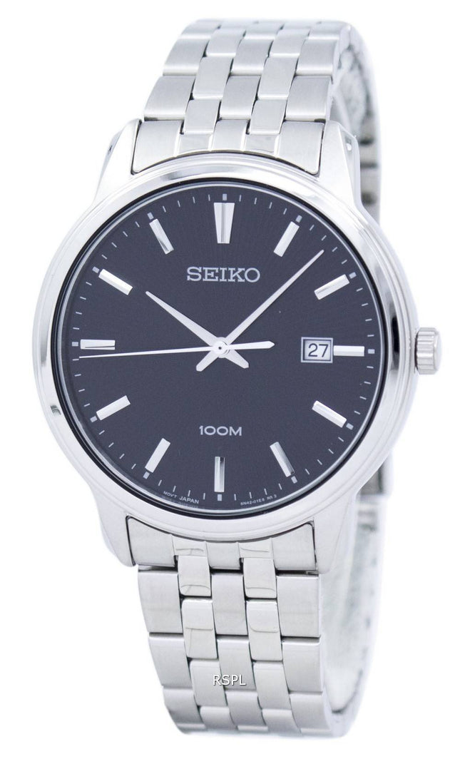 Seiko Neo klassiske Quartz SUR261 SUR261P1 SUR261P Herreur