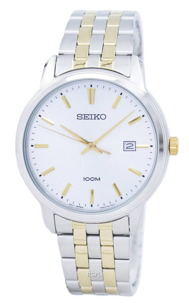 Seiko Neo klassiske Quartz SUR263 SUR263P1 SUR263P Herreur