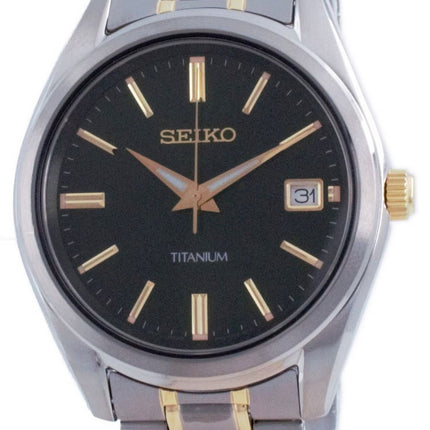 Seiko Discover More Titanium Quartz SUR377 SUR377P1 SUR377P 100M Herreur