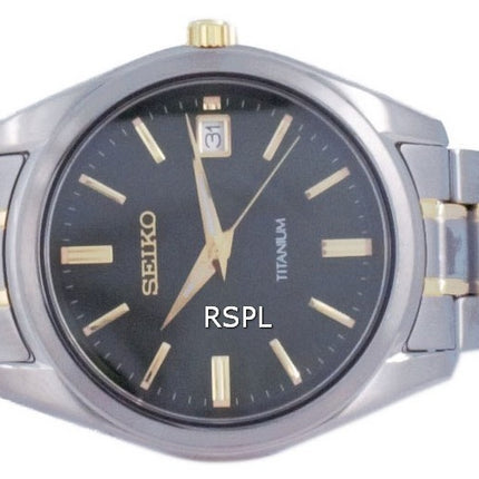 Seiko Discover More Titanium Quartz SUR377 SUR377P1 SUR377P 100M Herreur