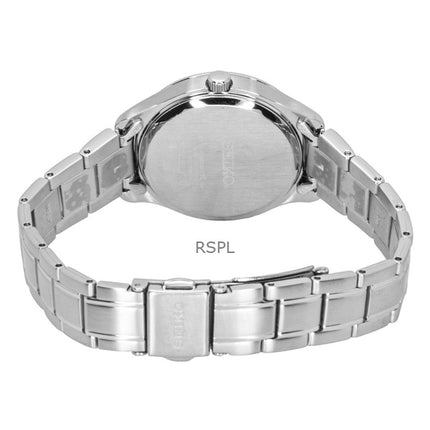 Seiko Classic rustfrit stål blå urskive kvarts SUR425P1 100M dameur