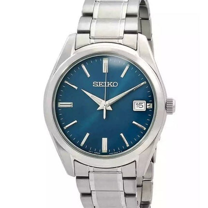 Seiko Classic Stainless Steel Blue Dial Quartz SUR525P1 100M herreur