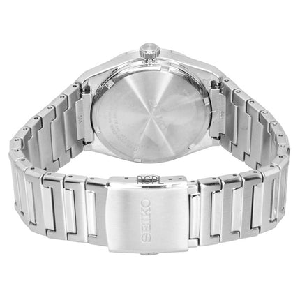 Seiko Conceptual rustfrit stål hvid urskive kvarts SUR553P1 100M herreur