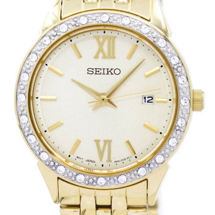 Seiko Quartz Diamond Accent SUR688 SUR688P1 SUR688P kvinders Watch