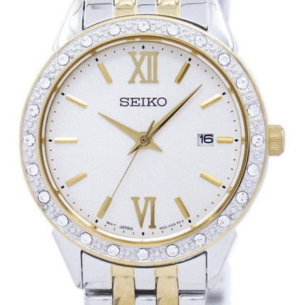 Seiko Quartz Diamond Accent SUR690 SUR690P1 SUR690P kvinders Watch