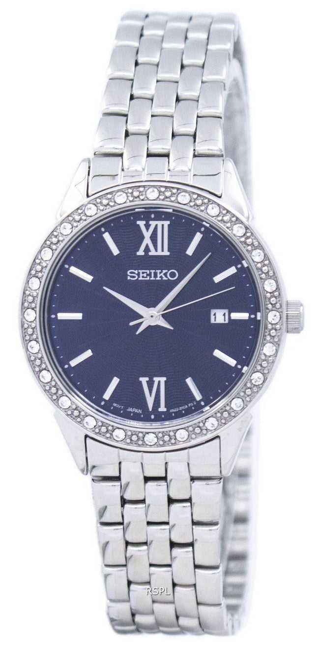 Seiko Quartz Diamond Accent SUR691 SUR691P1 SUR691P kvinders Watch