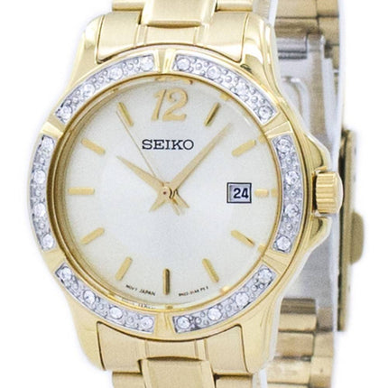 Seiko Quartz Diamond Accent SUR714 SUR714P1 SUR714P kvinders Watch