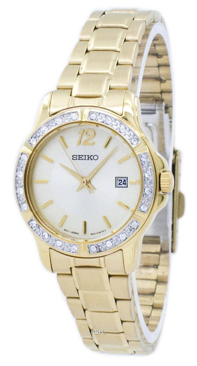 Seiko Quartz Diamond Accent SUR714 SUR714P1 SUR714P kvinders Watch